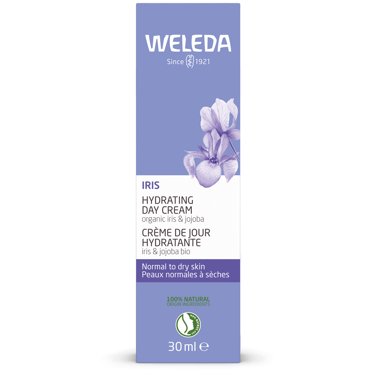 155735-1200-auto Crema de Día Hidratante de Iris - 30ml / Weleda - Imagen 1