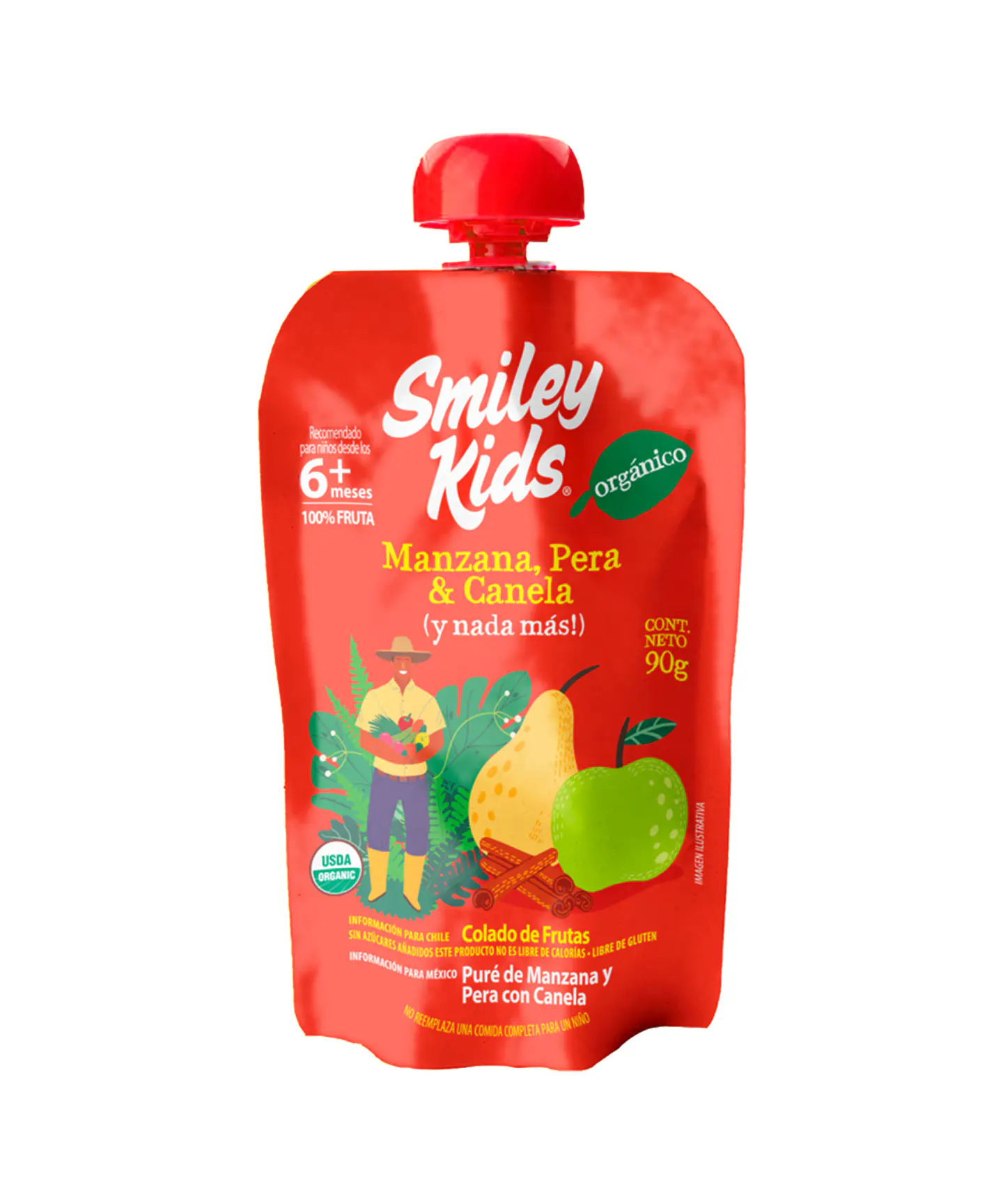 cdnx_jumpseller_com-1728 (4) Pure de Manzana Pera Canela - 90g / Smiley Kids - Imagen 1