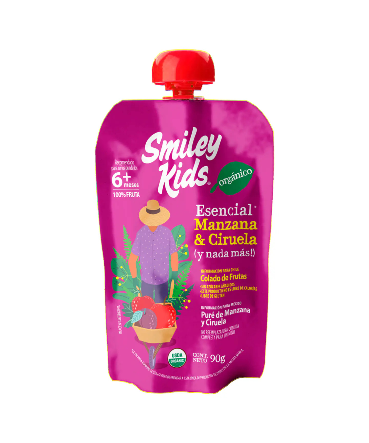 cdnx_jumpseller_com-1728 (5) Pure de Manzana Ciruela - 90g / Smiley Kids - Imagen 1