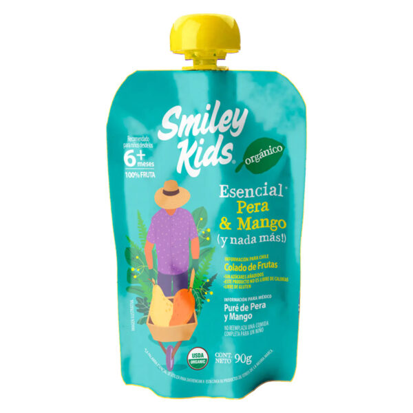 Pure de Pera Mango - 90g / Smiley Kids