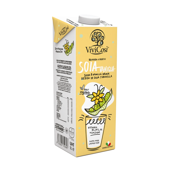 Leche de Soya Vainilla - 1L / Vivicosi