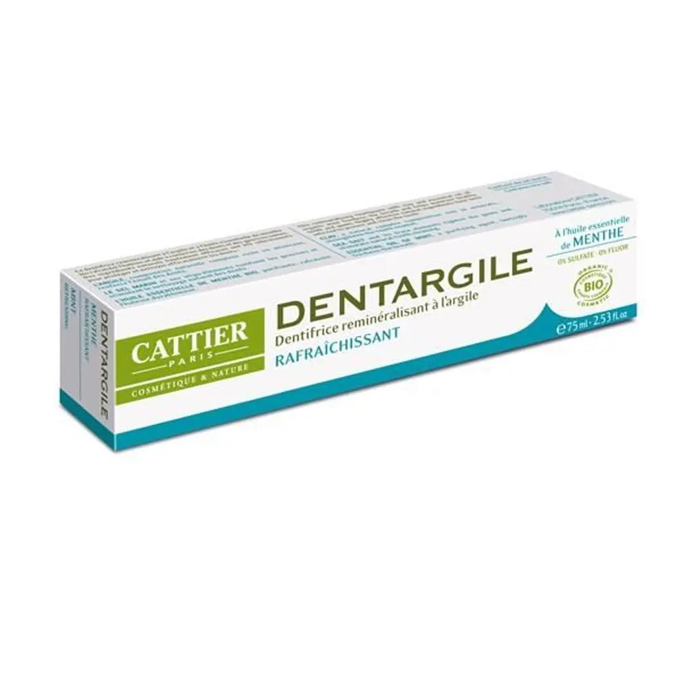 wlidaty_com-6_b8b5624d-1254-4349-bfcd-53aa5c6f45dd Pasta Dental Arcilla Menta - 75ml / Cattier - Imagen 1