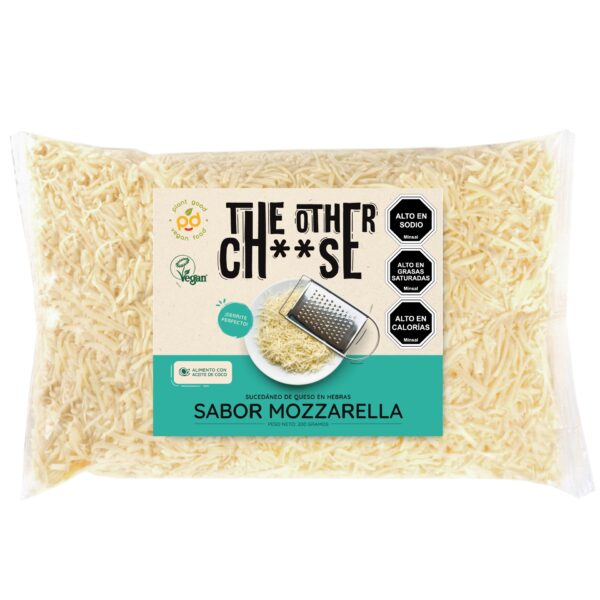 Queso en Hebras Mozzarella Vegano - 200grs / The Other Ch**se