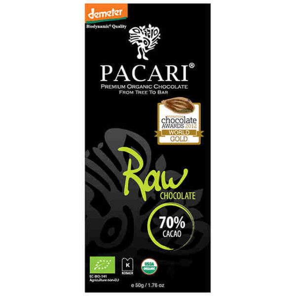 Chocolate 70%cacao 50g  Pacari