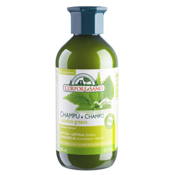 Shampoo Cabellos Grasos Ortiga - 300ml / Corpore Sano