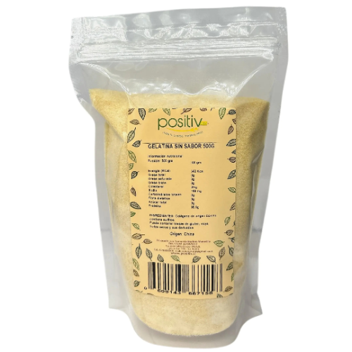 63ed1391-6a23-4d57-9466-cee13df5162e.png Gelatina Sin Sabor - 500g / Positiv - Imagen 1